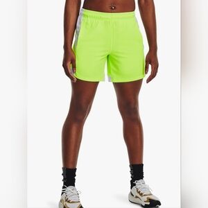 Under Armour Women's Baseline 6" Basketball Shorts Small NWT